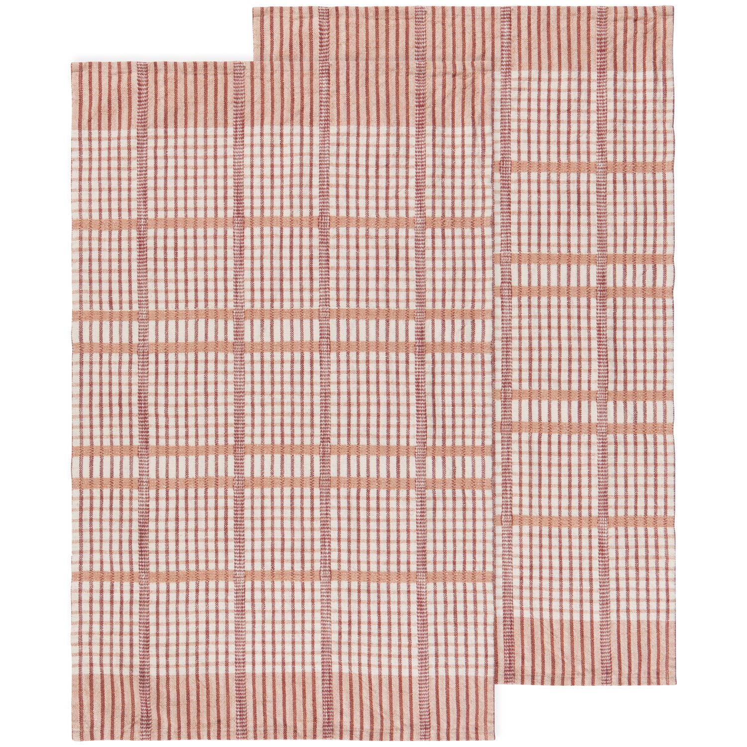 Bisque Finley Check Dishtowels - DIGS