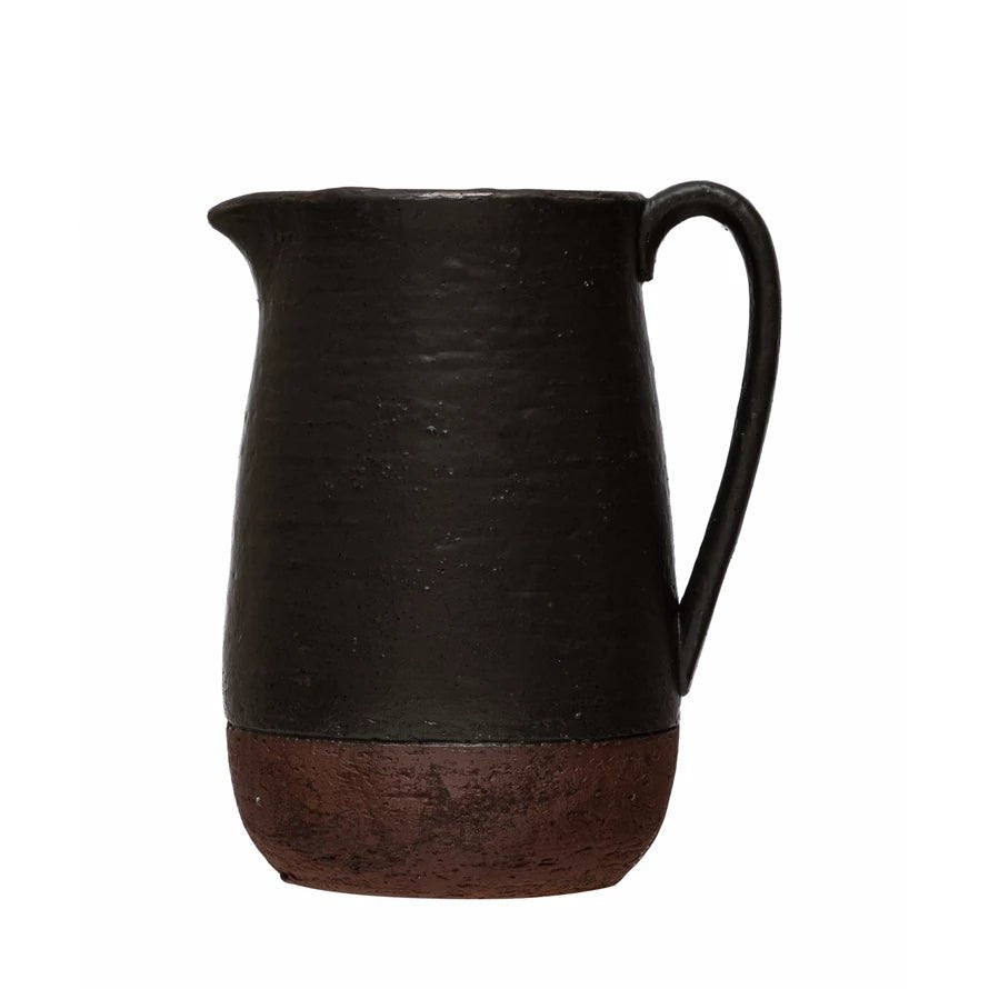 Black Stoneware Pitcher - DIGS