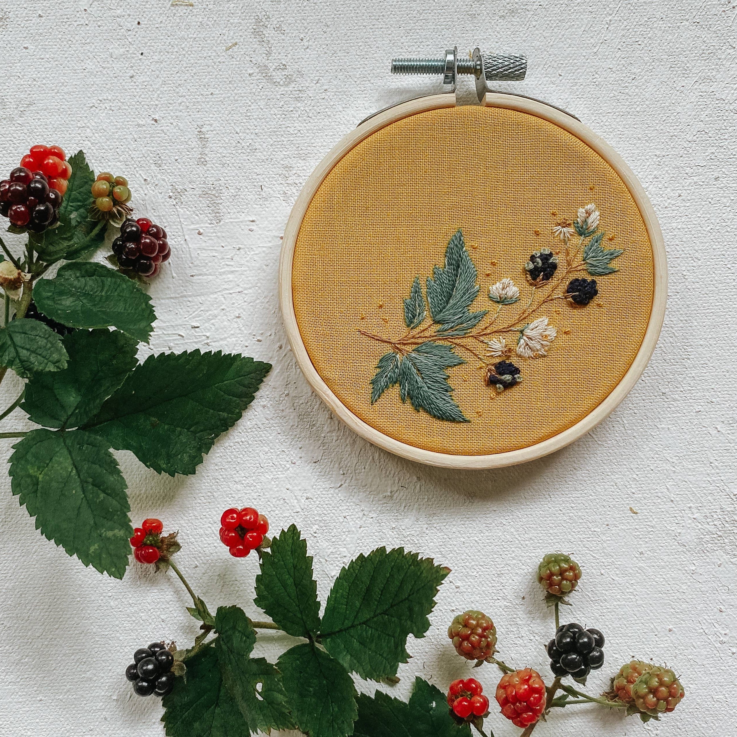 Blackberry Embroidery Kit - DIGS