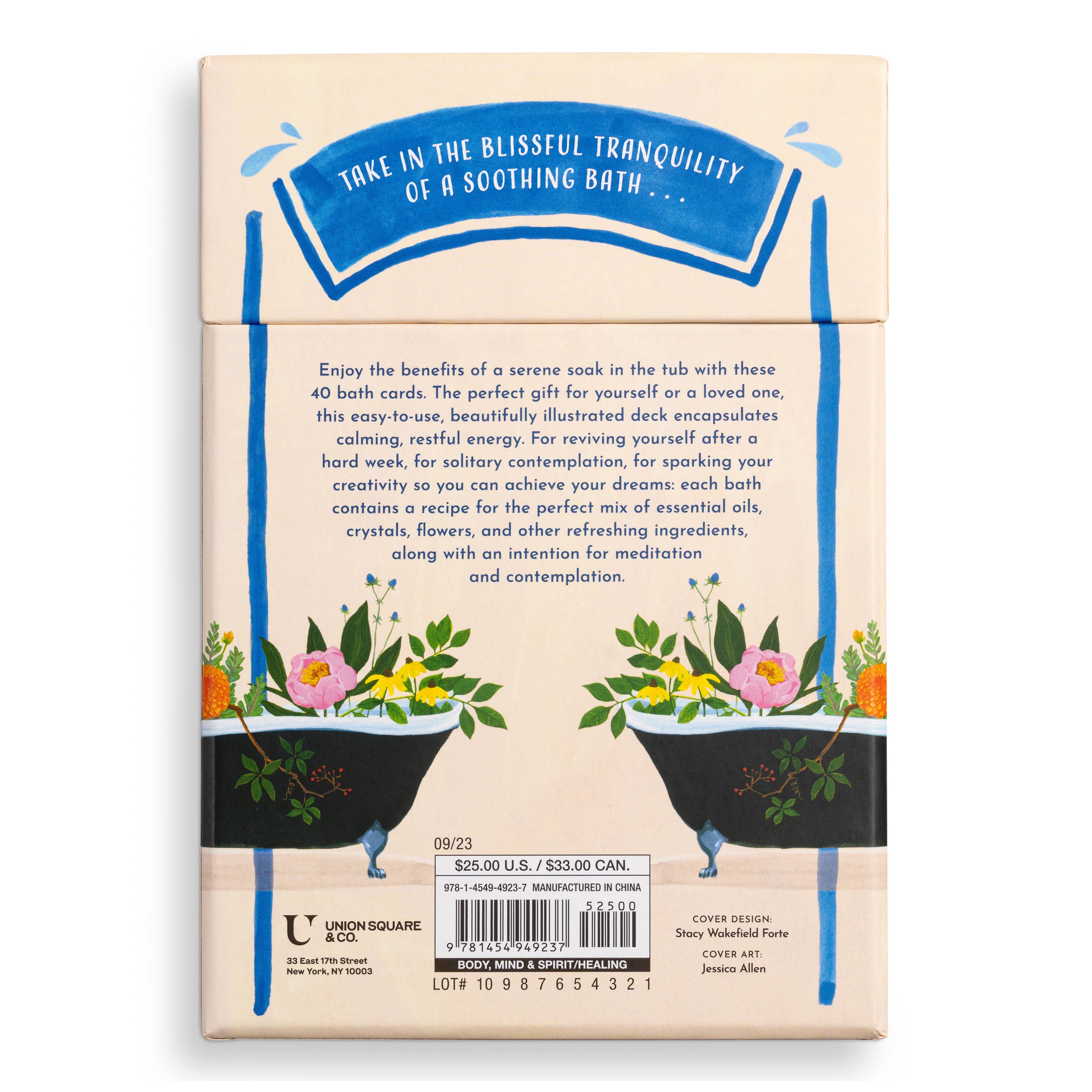 Blissful Baths: 40 Rituals for Self - Care Card Deck - DIGS