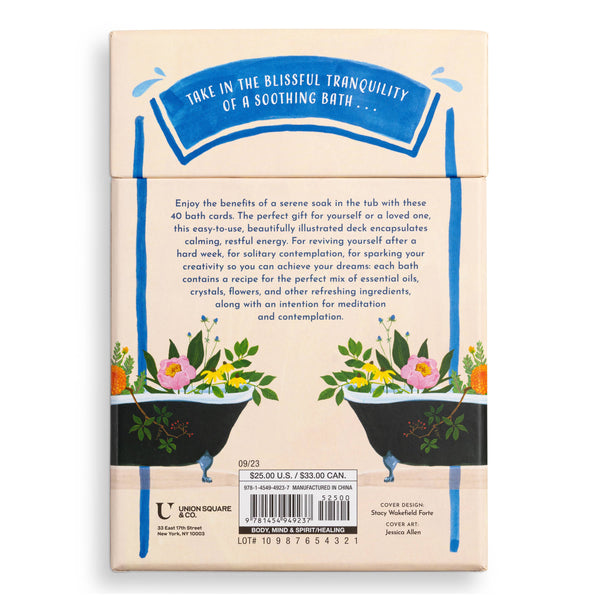 Blissful Baths: 40 Rituals for Self - Care Card Deck - DIGS
