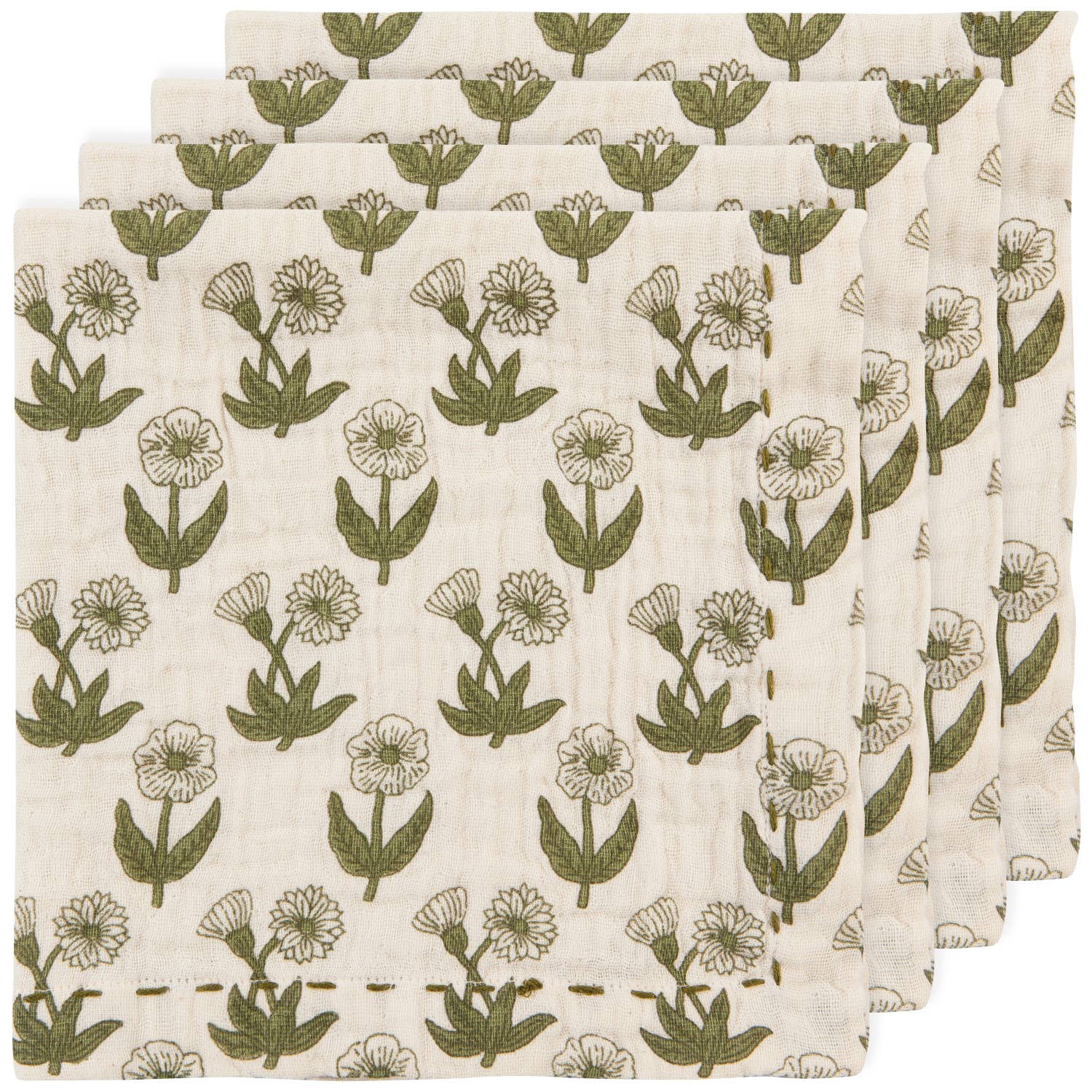 Bloom Double Weave Napkins, Set of 4 - DIGS