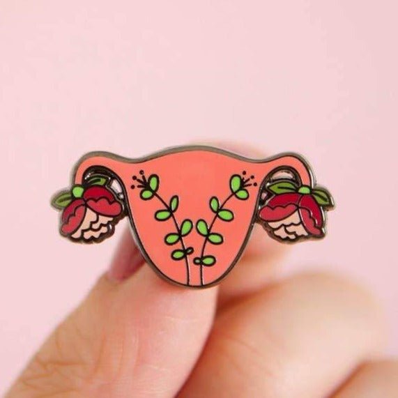 Blooming Uterus Enamel Pin - DIGS