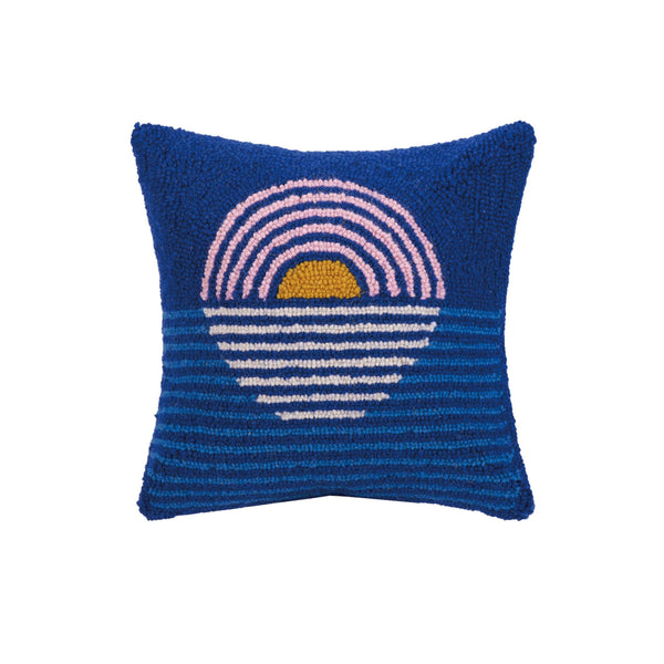 Blue Sunset Hook Pillow - DIGS
