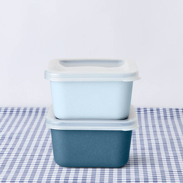 Blues Bamboo Snack Container 2 Set - DIGS