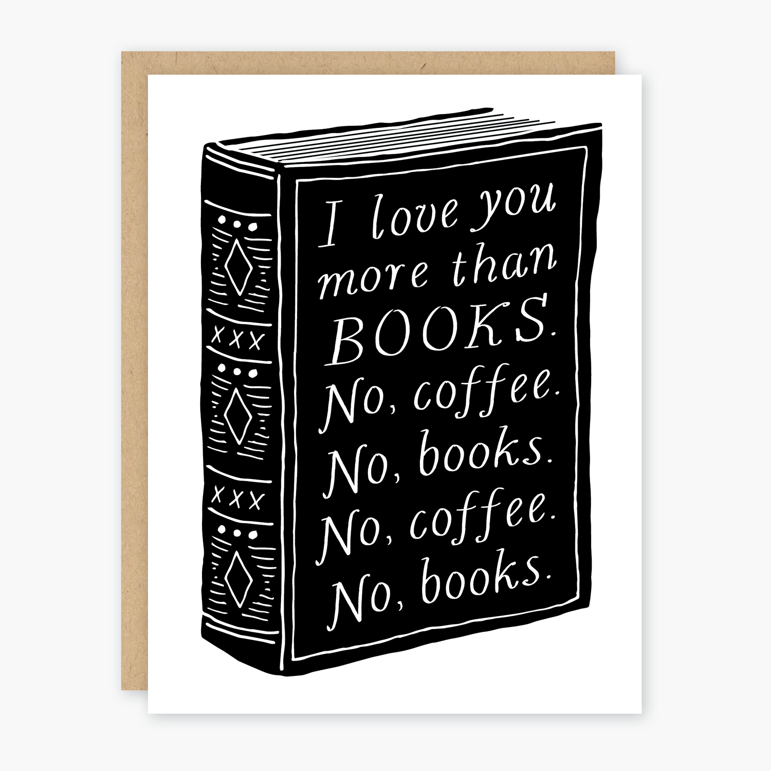 Books & Coffee Love Card - DIGS