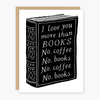 Books & Coffee Love Card - DIGS