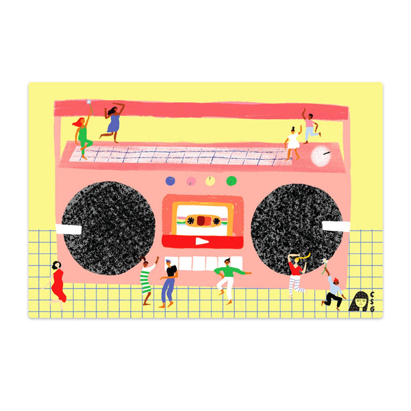 Boom Box Sticker - DIGS