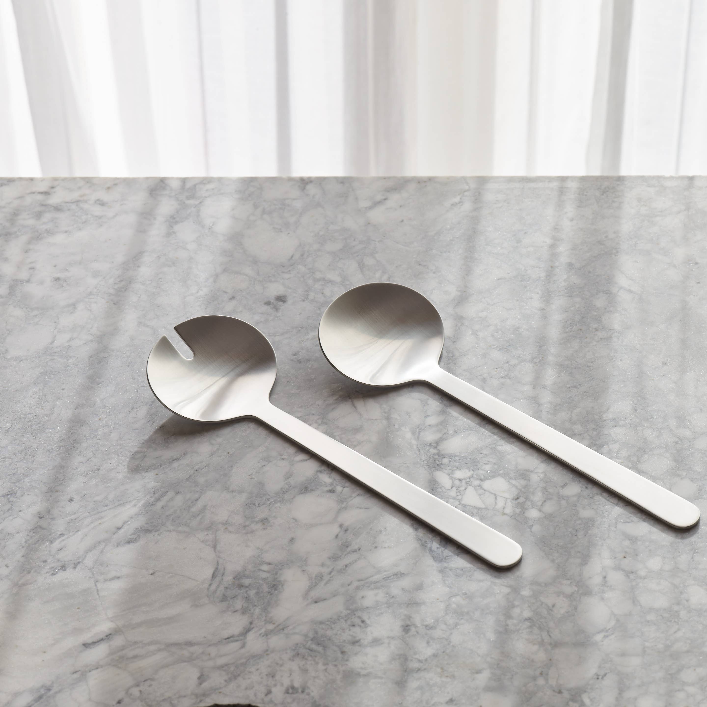 Borough Stainless Salad Servers - DIGS