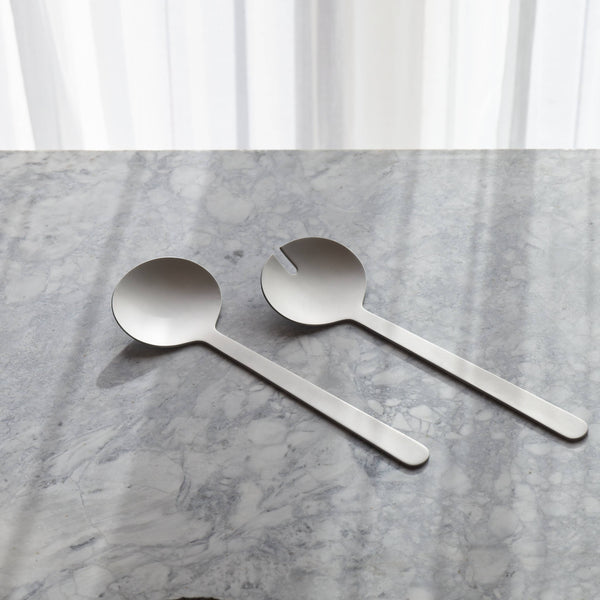 Borough Stainless Salad Servers - DIGS