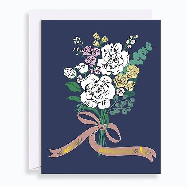 Bouquet Anniversary Card - DIGS