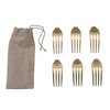 Brass Fork Cheese Markers - DIGS