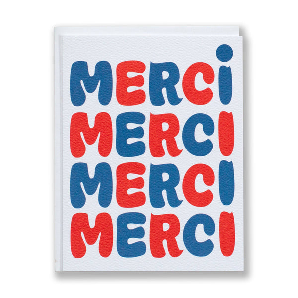 Bubble Merci Note Card - DIGS