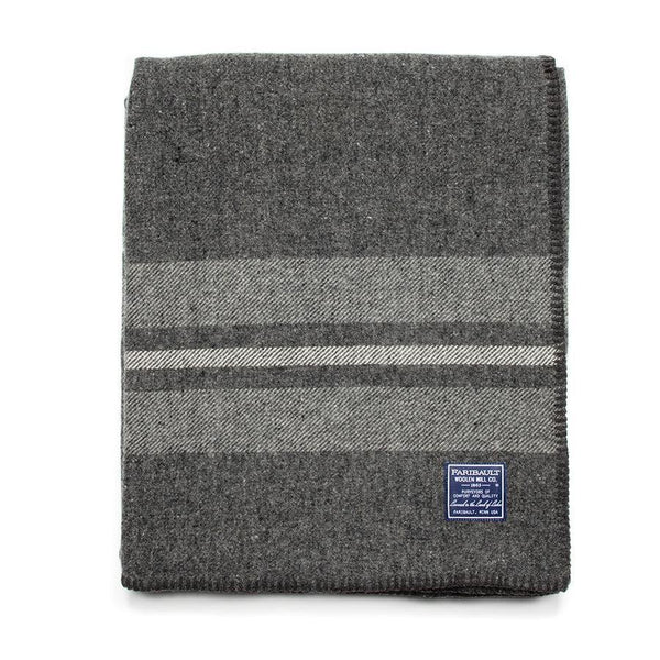 Cabin Stripe Wool Throw - DIGS