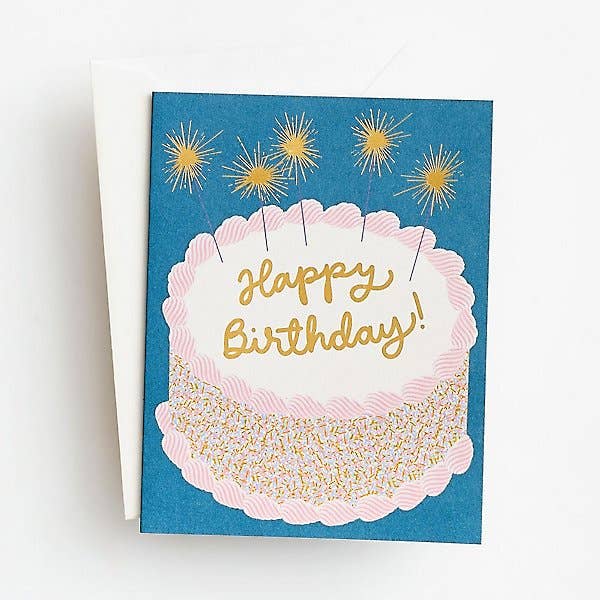 Cake Foil Birthday Card - DIGS