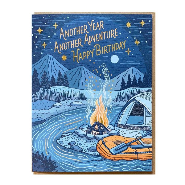Campfire Birthday Card - DIGS