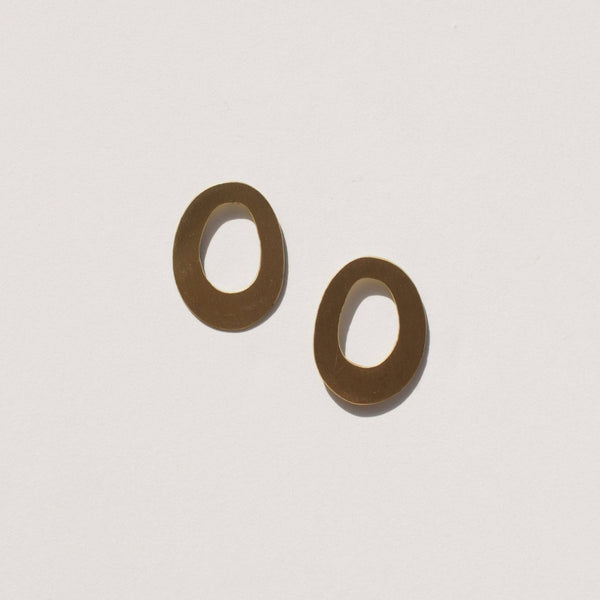 Oblong Oval Earrings