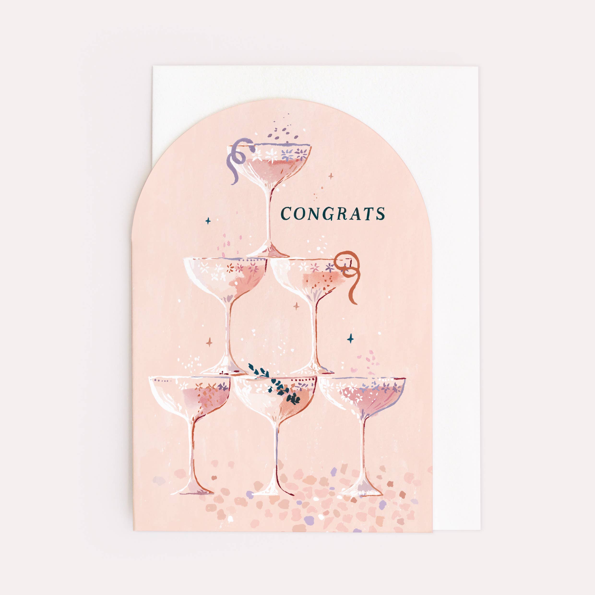Champagne Congratulations Card - DIGS