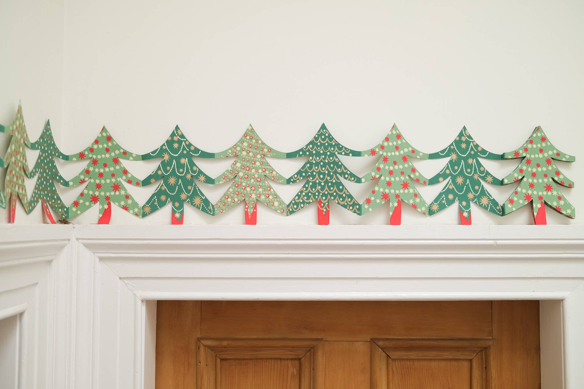 Christmas Trees Folded Garland - DIGS