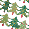 Christmas Trees Folded Garland - DIGS