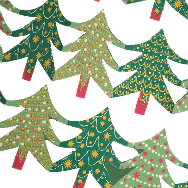 Christmas Trees Folded Garland - DIGS