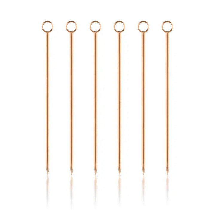 Copper - Plated Cocktail Picks - DIGS