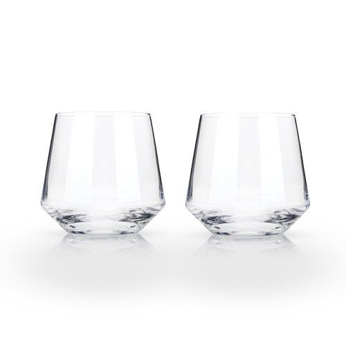 Crystal Angled Cocktail Tumblers Set/2 - DIGS