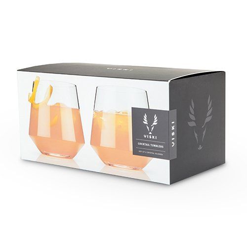 Crystal Angled Cocktail Tumblers Set/2 - DIGS