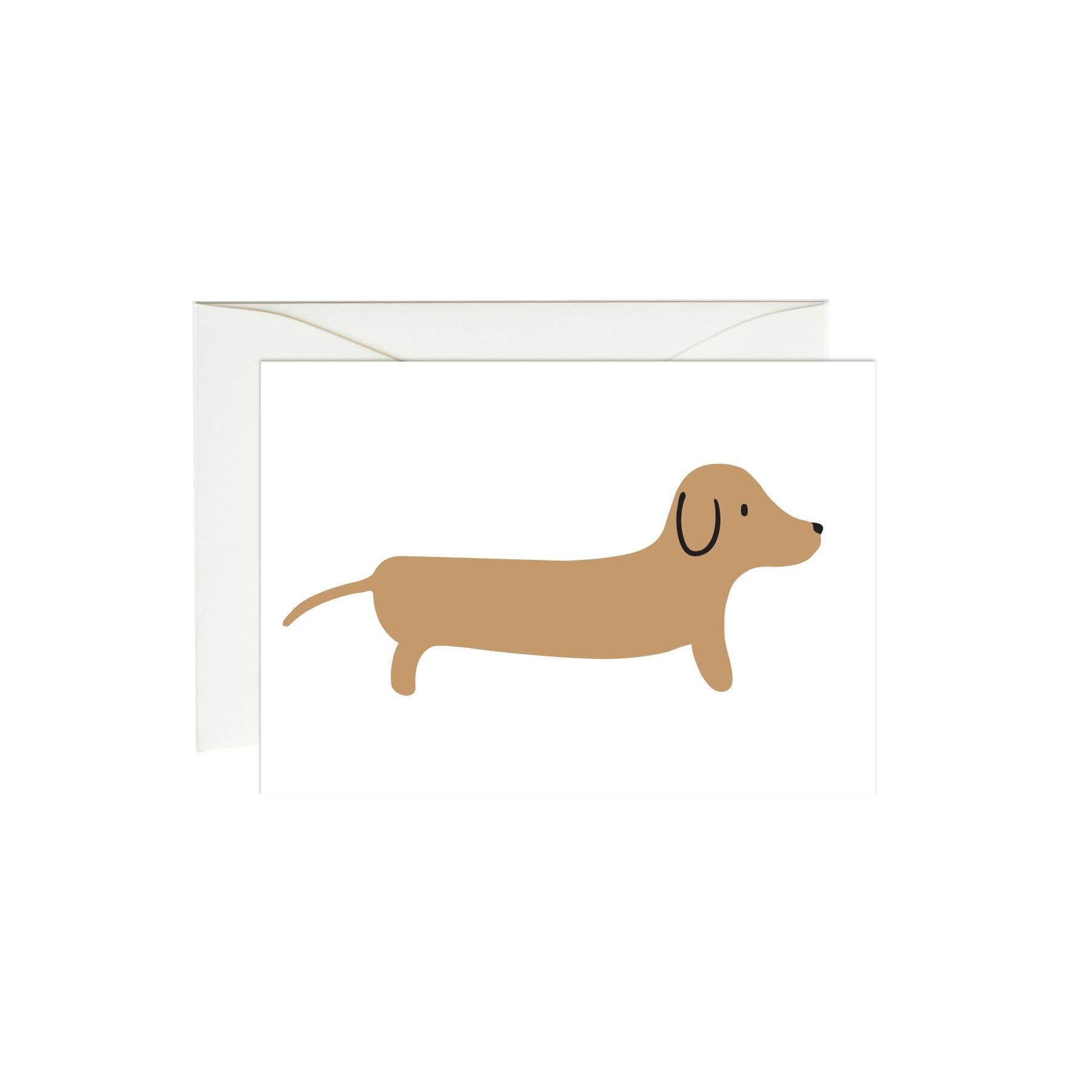 Dachshund Mini Enclosure Card - DIGS