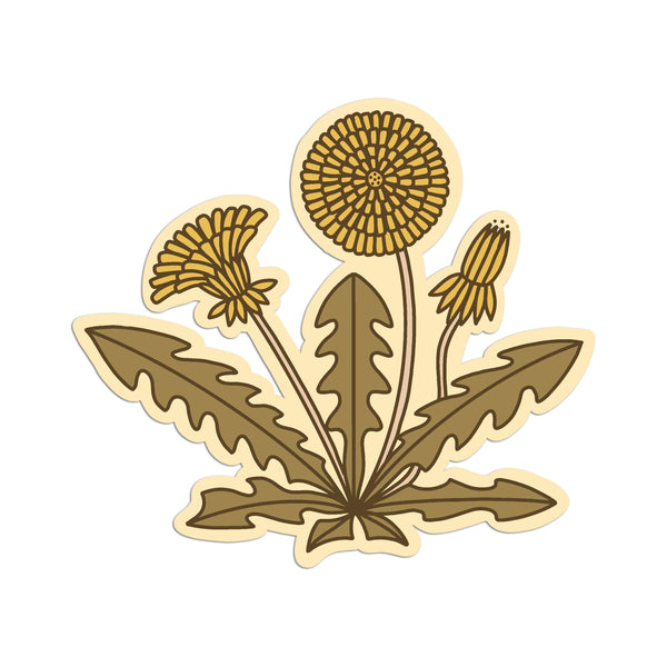 Dandelion Die Cut Sticker - DIGS