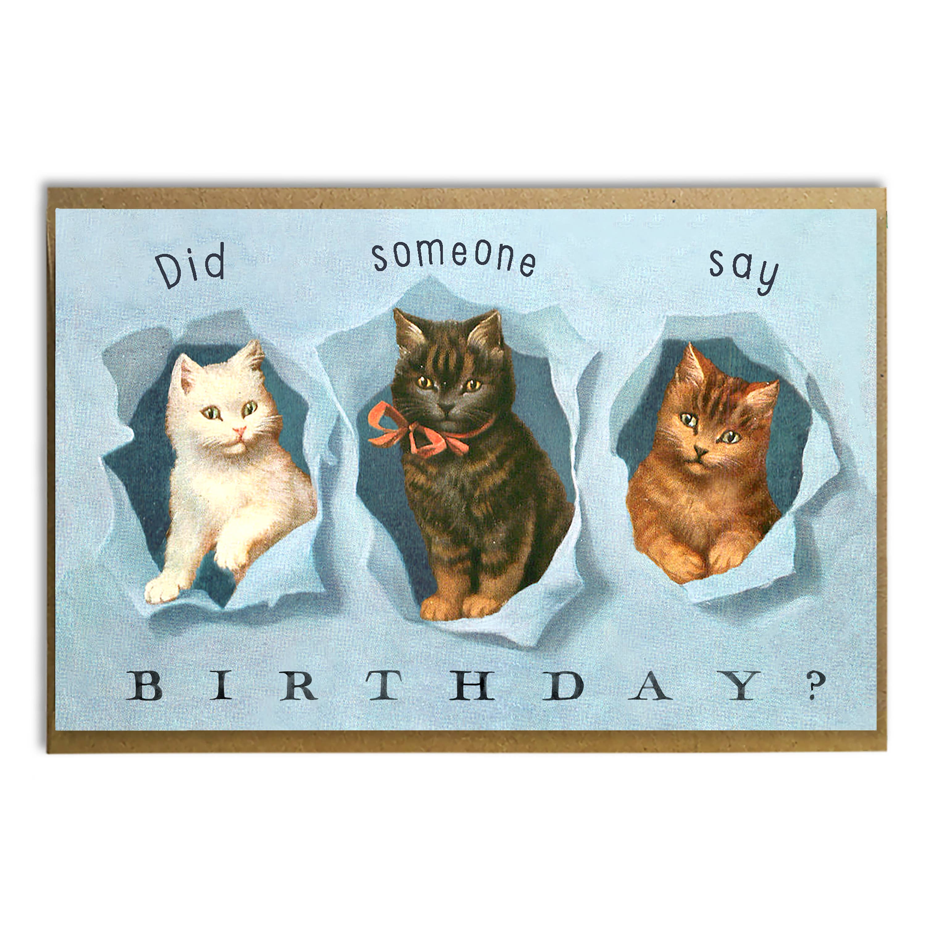 Did Someone Say Birthday? Card - DIGS