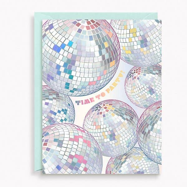 Disco Balls Birthday Card - DIGS