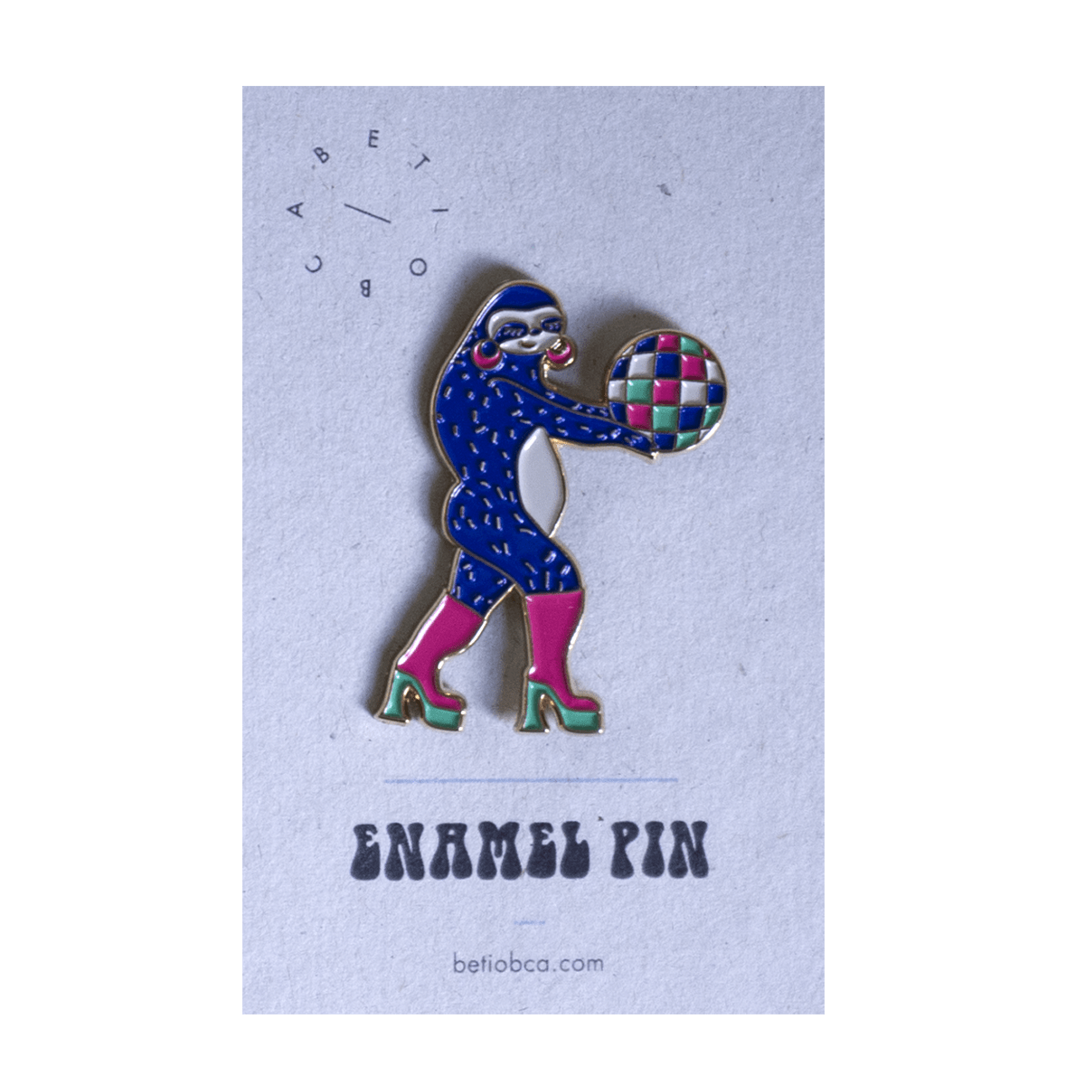 Disco Sloth Enamel Pin - DIGS