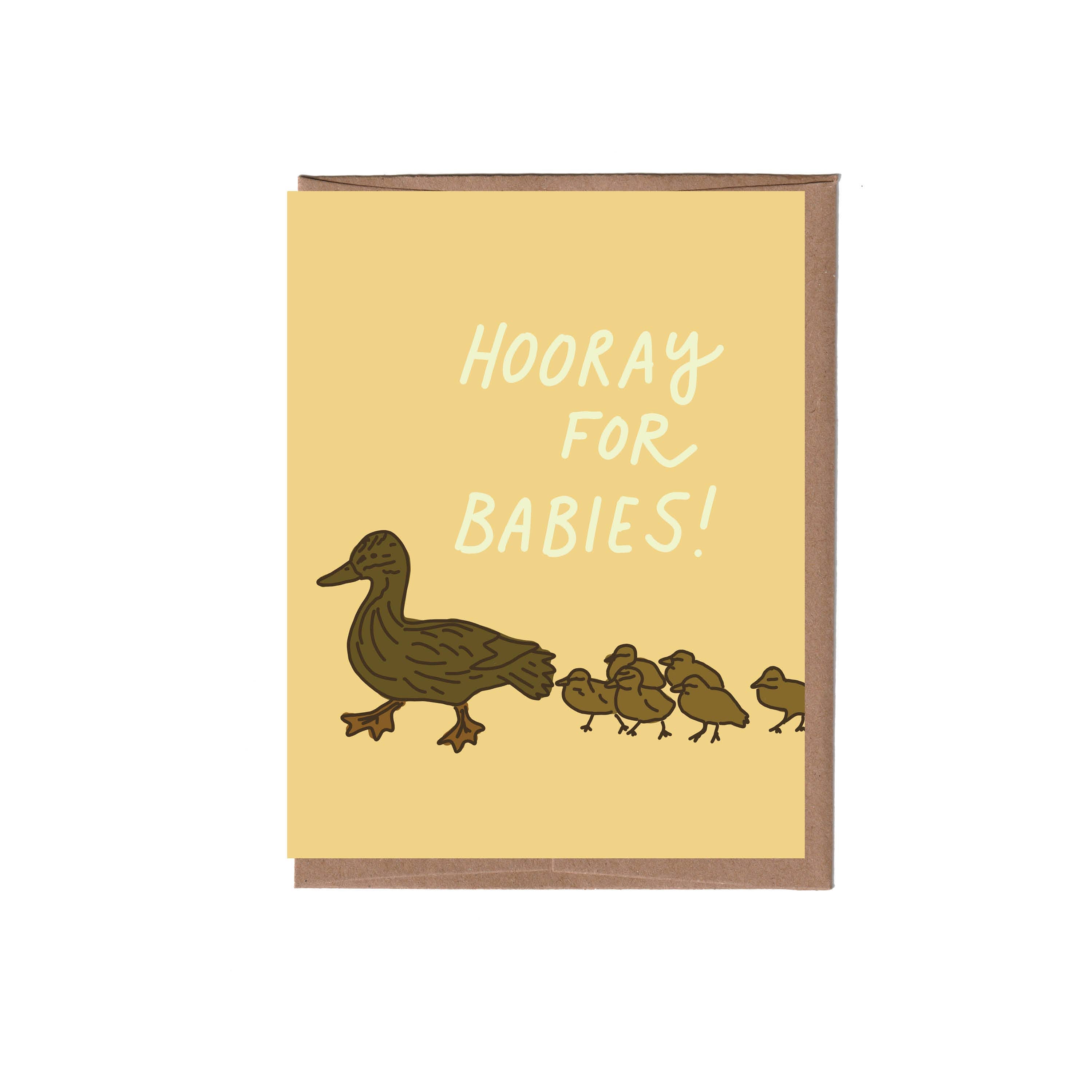 Ducklings Baby Card - DIGS
