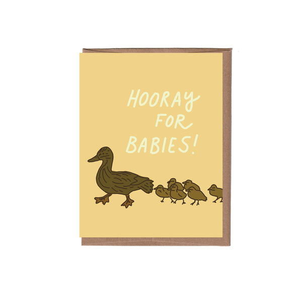 Ducklings Baby Card - DIGS