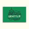 Emerald City Skyline Postcard - DIGS