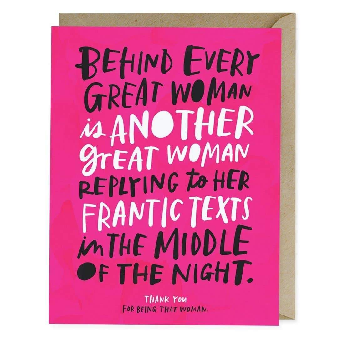 Every Great Woman Card - DIGS