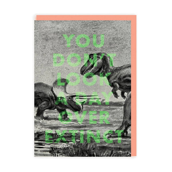 Extinct Birthday Card - DIGS