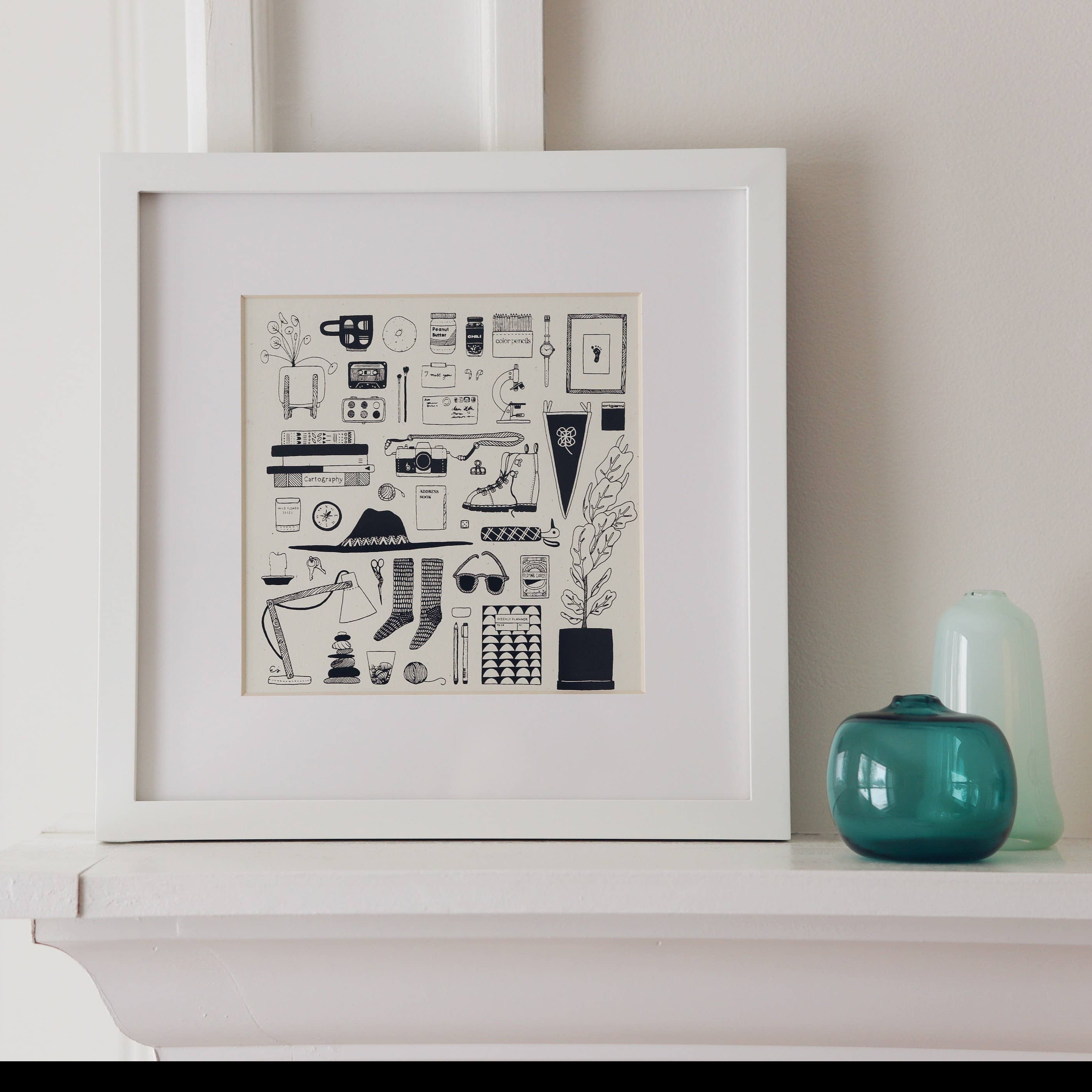 Favorite Things Art Print - DIGS