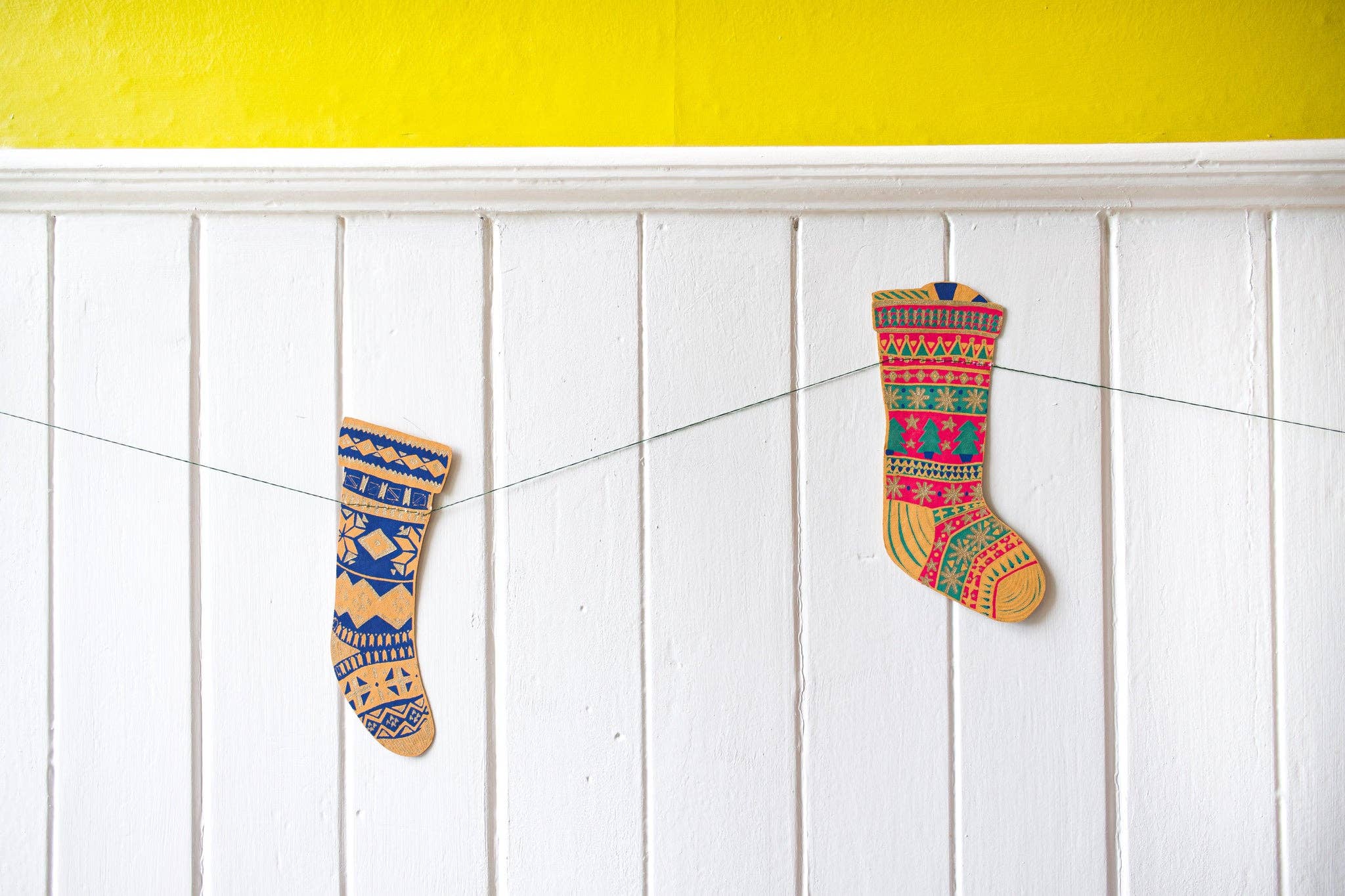 Festive Stockings Garland - DIGS