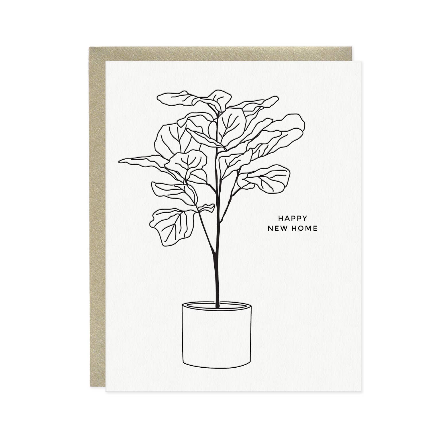 Fiddle Leaf Fig New Home Card - DIGS
