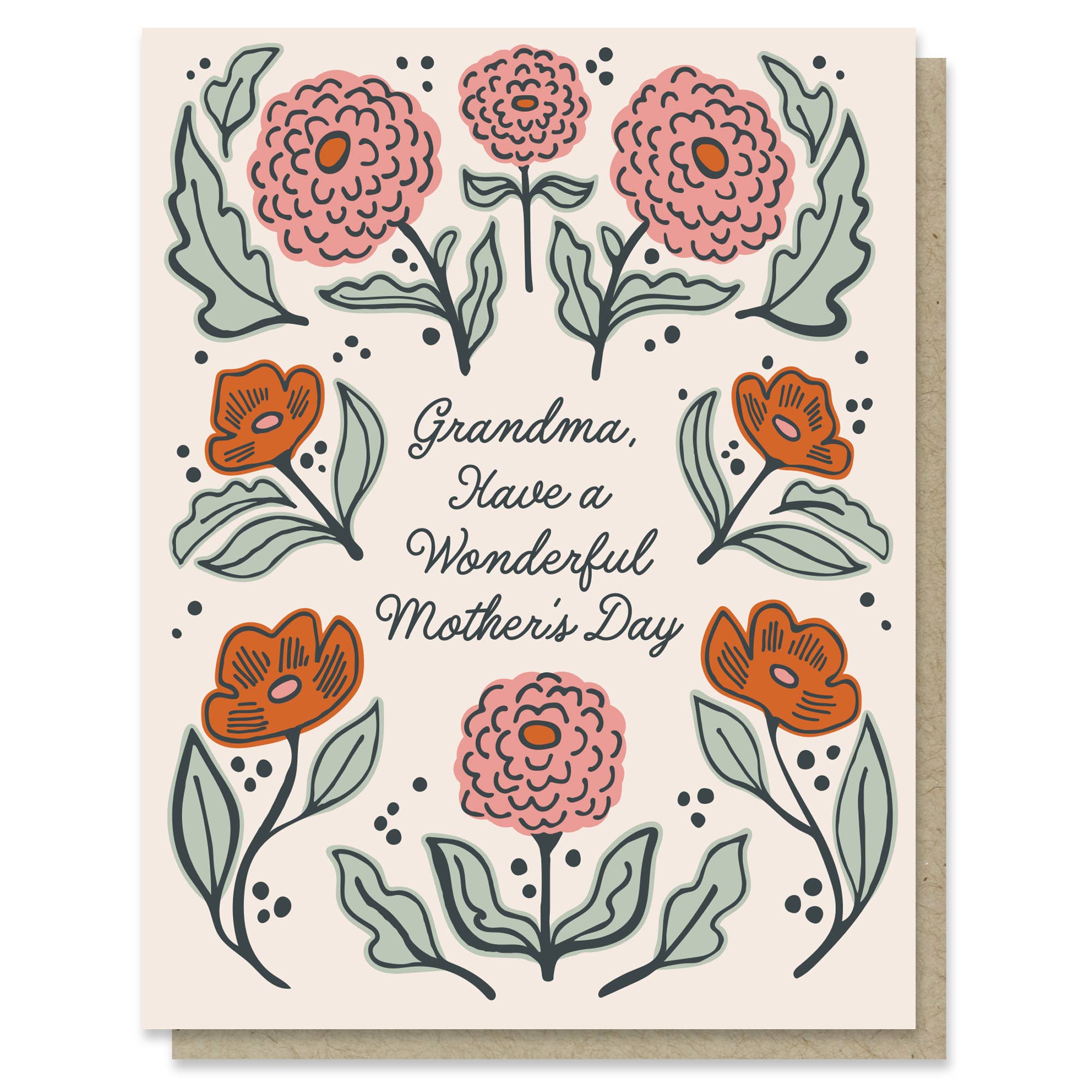 Floral Grandmother Mother's Day Card - DIGS