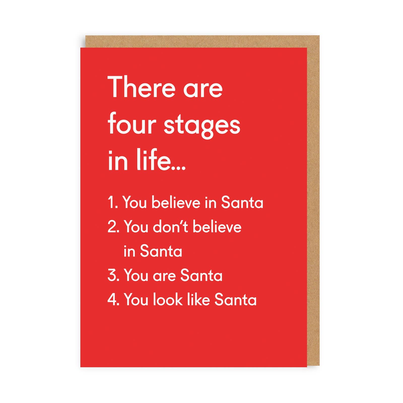 Four Stages In Life Christmas Card - DIGS