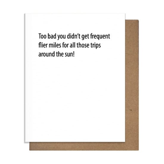 Frequent Flier Birthday Card - DIGS