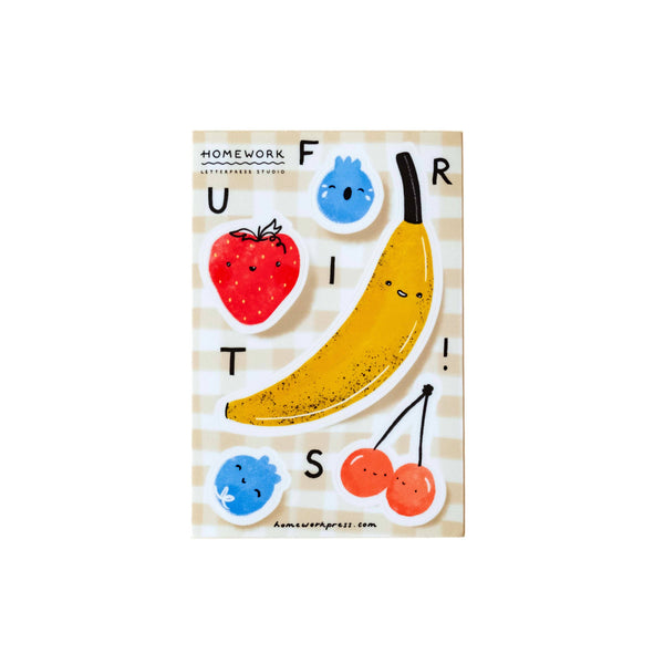 Fruits Sticker Sheet - DIGS