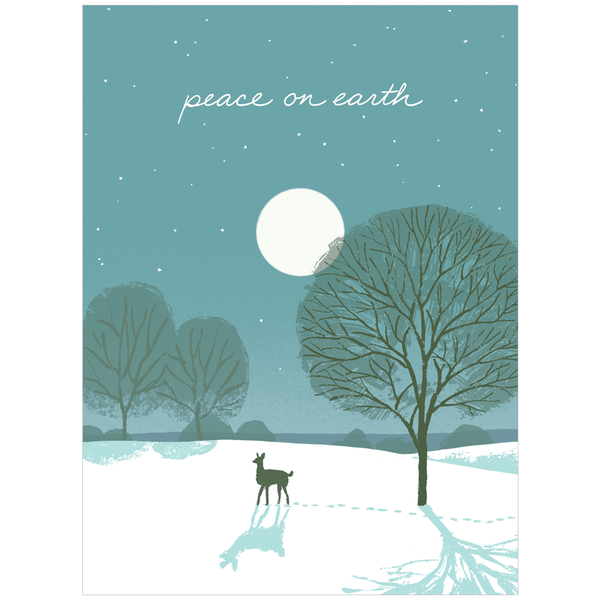 Full Moon Holiday Card - DIGS