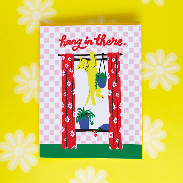 Hang In There Cat Card - DIGS