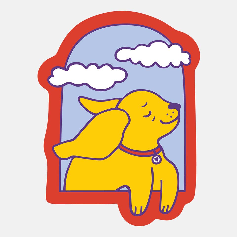 Happy Dog Sticker - DIGS
