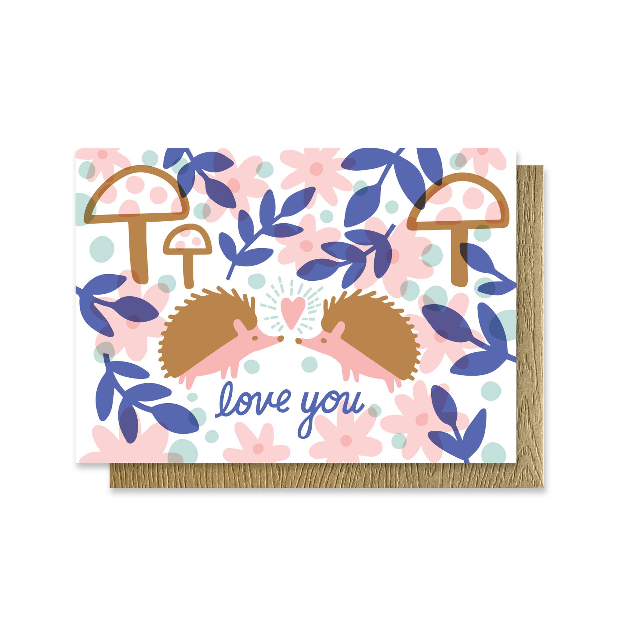 Hedgehog Garden Love Mini Card - DIGS