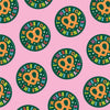 Here for Snacks Pretzel Sticker - DIGS